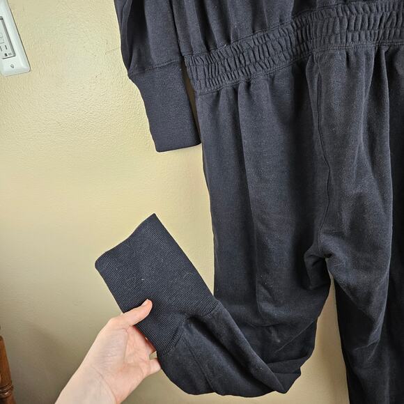 Free People Movement Training Day Jumpsuit Black Activewear Athleisure Size M - Picture 8 of 10